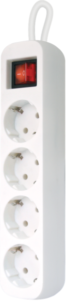 Мережевий фільтр Defender S430 3.0 m 4 роз Switch White UA (992380) (6922310)