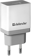 Мережева зарядка DEFENDER (83571)UPA-21 біла, 1xUSB, 5V / 2.1А