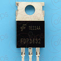 MOSFET N-канал 100В 80А 7.5мОм Fairchild FDP3632 TO220