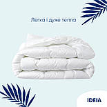 Ковдра літня 175х210см Super Soft Premium  тм Ідея аналог лебединого пуху в натуральному чохлі, фото 3