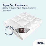 Ковдра літня 175х210см Super Soft Premium  тм Ідея аналог лебединого пуху в натуральному чохлі, фото 6