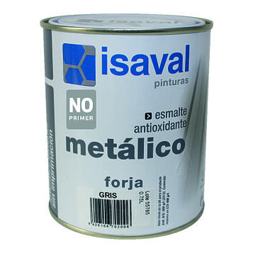 Форха Ізалнокс — протикорозійна ґрунт-емаль з ефектом кування, 0,75 л сіра (срібляста)