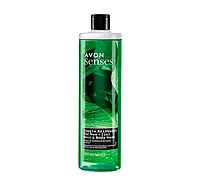 AVON SENSES JUNGLE RAINBURST FOR MEN ГЕЛЬ ДЛЯ МИТТЯ ТІЛА І ВОЛОССЯ 2В1 500МЛ