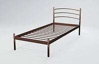 Коричневая кровать Маранта-мини Tenero 90х200 см металлическая одноместная