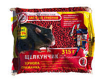 Зерно от крыс и мышей сыр Щелкунчик (315 г) AgroProtection