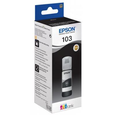 Чорнило Epson 103 Black (C13T00S14A) (контейнер, оригінал), фото 1