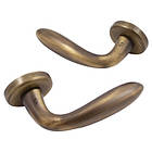 Дверні ручки Colombo Mach CD 81 антична латунь, фото 3