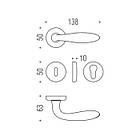 Дверні ручки Colombo Mach CD 81 антична латунь, фото 6