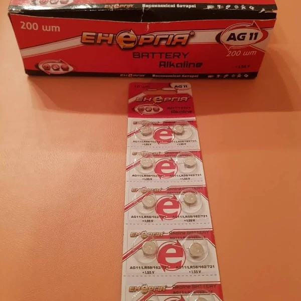 Батарейка AG-11 Енергія (LR58,162,721), фото 1