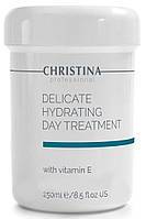 DELICATE HYDRATING DAY TREATMENT CHRISTINA Делікатний зволожувальний крем для нормальної та сухої шкіри 250 мл