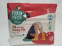 Підгузки-трусики Fred&Flo (Tesco) pants 5 (12-18кг) в упаковці 38 шт.