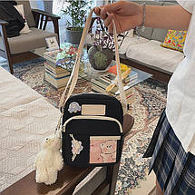 Сумка-шопер Ведмедик Чорний, фото 5