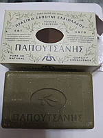 Натуральне оливкове тверде шматкове мило Греція оливкова олія антична 125 грамів