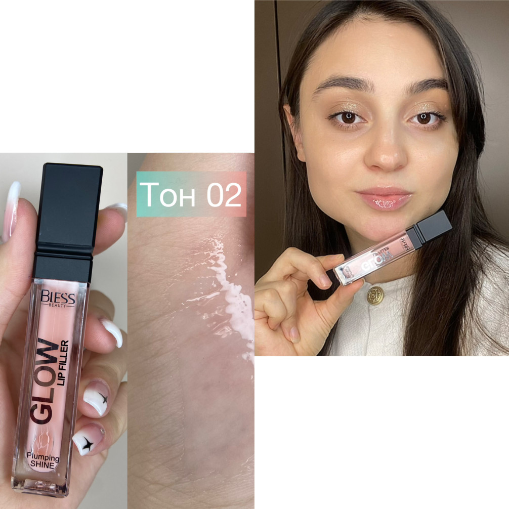 Блиск для губ  Bless Glow Lip filler № 02