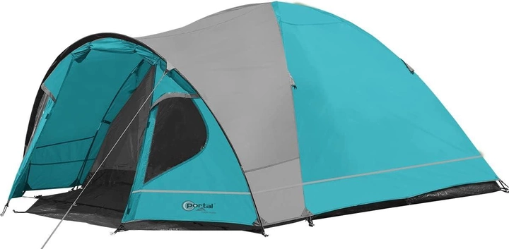 Просторий купольний намет Zeta 4 Portal Outdoors (блакитна)(Ш 240, Г 310, В 130)