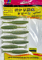 Силикон съедобный EOS Real Bait 30100WH 10cm (8pcs)