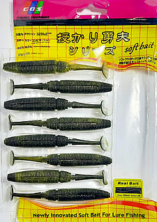 Силікон їстівний EOS Real Bait 30100WH 10cm (8pcs)