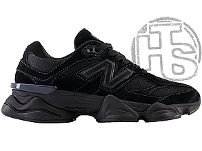 Жіночі кросівки New Balance 9060 Triple Black (с мехом) U9060BPM