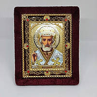 Ікона Святий Миколай на підставці, 17х14х2 см