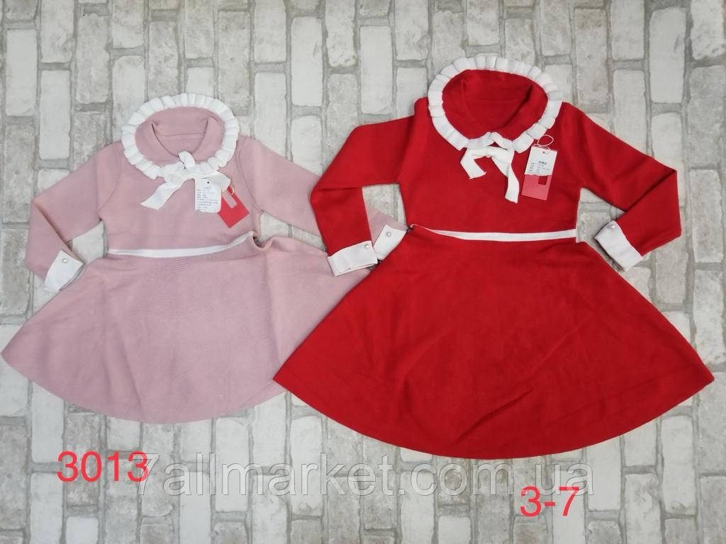 Плаття дитяче кашемірове з коміром на дівчинку 98-122 см (2хв) "PELIN KIDS" гуртом в Одесі на 7км