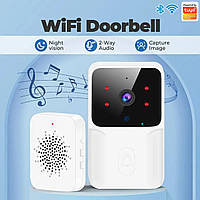 Беспроводной умный звонок (домофон) с Wifi и функцией ночного видения mini doorbell