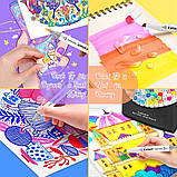 Маркери Caliart Спиртові Пензель Долото для скетчингу 121 Colors Alcohol Brush Markers Brush Chisel Оригінал, фото 7