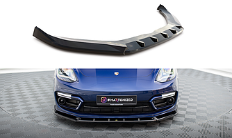 Сплітер Porsche Panamera E-Hybrid 971 (2020+) тюнінг обвіс губа спідниця елерон (V2)