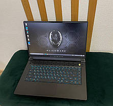 Ігровий ноутбук Б-клас Dell Alienware m15 R6/ 15.6" 1920x1080/ i7-11800H/ 16GB RAM/ 1000GB SSD/ RTX 3070 8GB, фото 2
