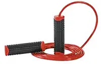 Скакалка LivePro PVC JUMPROPE красный 275x0.6см LP8286