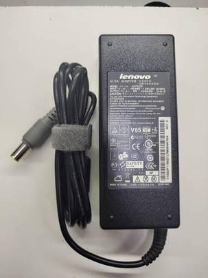 Блок живлення для ноутбука Lenovo 20V, 4.5A, 90W, 7.9 * 5.5мм, 3 hole, with pin inside, black (без кабеля), фото 2