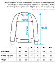Світшот триколірний Staff black & violet logo fleece oversize, фото 5