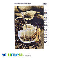 Схема для выш. бисером Юма, Ароматный кофе, 25х17 см,1 шт (UPK-048206)