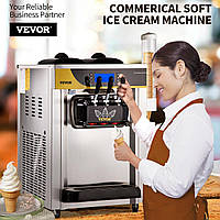 VEVOR Commercial Soft Ice Cream Maker 2200 W Worktop Soft Ice Cream Maker 22-30 L/hr.Soft Ice Cream Maker