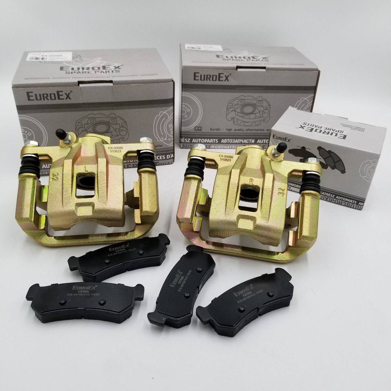Супорта Лачетті задні  (комплект лівий+правий+колодки) EuroEx Угорщина