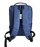 Рюкзак Digital протиударний для ноутбука 15,6 Asus 42х30х12 см Синій (код: IBN030Z3) SP, код: 6943404, фото 3