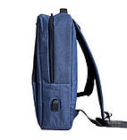 Рюкзак Digital протиударний для ноутбука 15,6 Asus 42х30х12 см Синій (код: IBN030Z3) SP, код: 6943404, фото 5