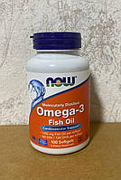 Omega-3 Now Foods Омега 3 Рибячий жир 100капсул