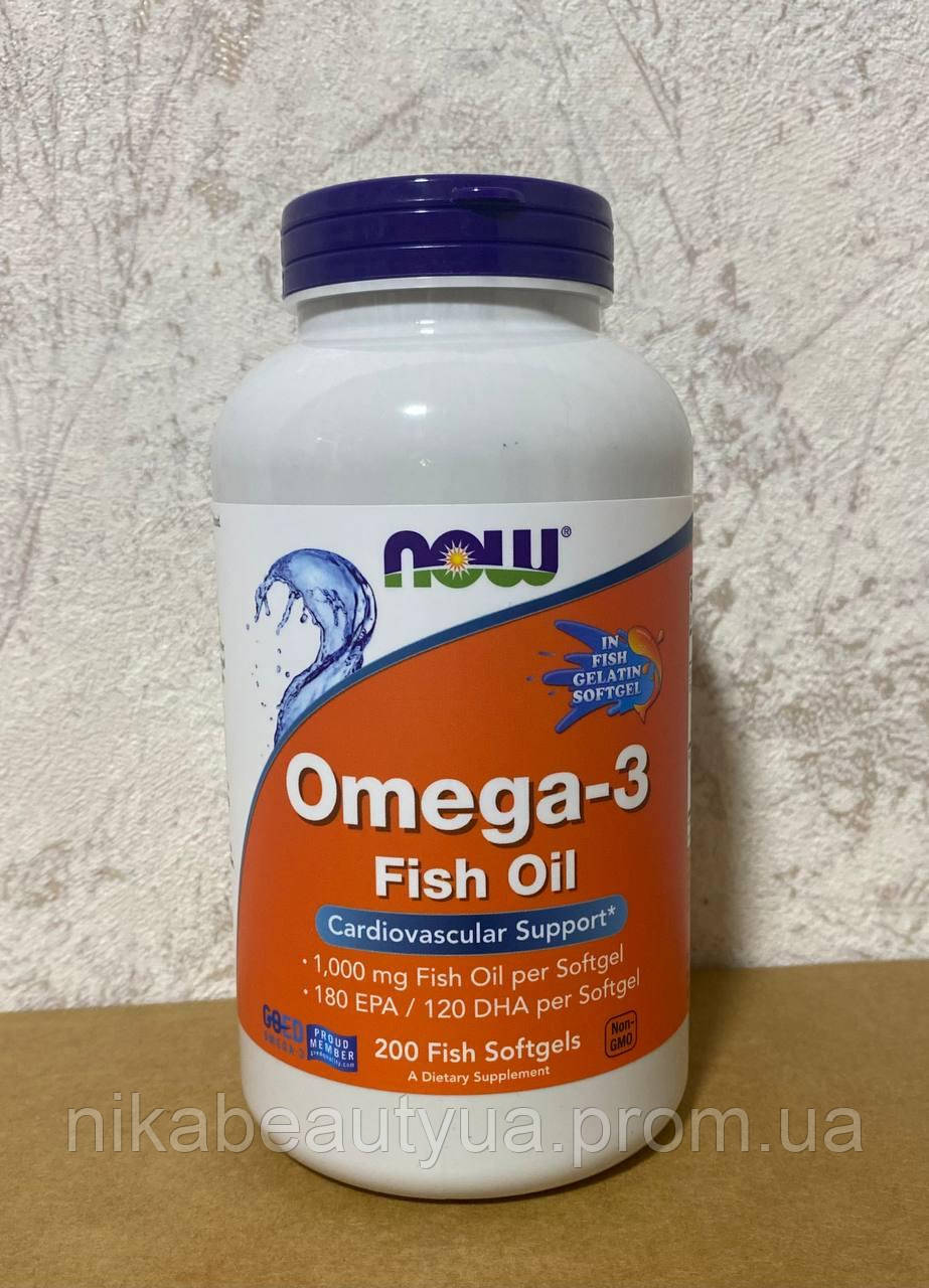 Омега3 Рибячий жир Now Foods Omega3 200 (ID#2023857908), цена: 578.20 ...
