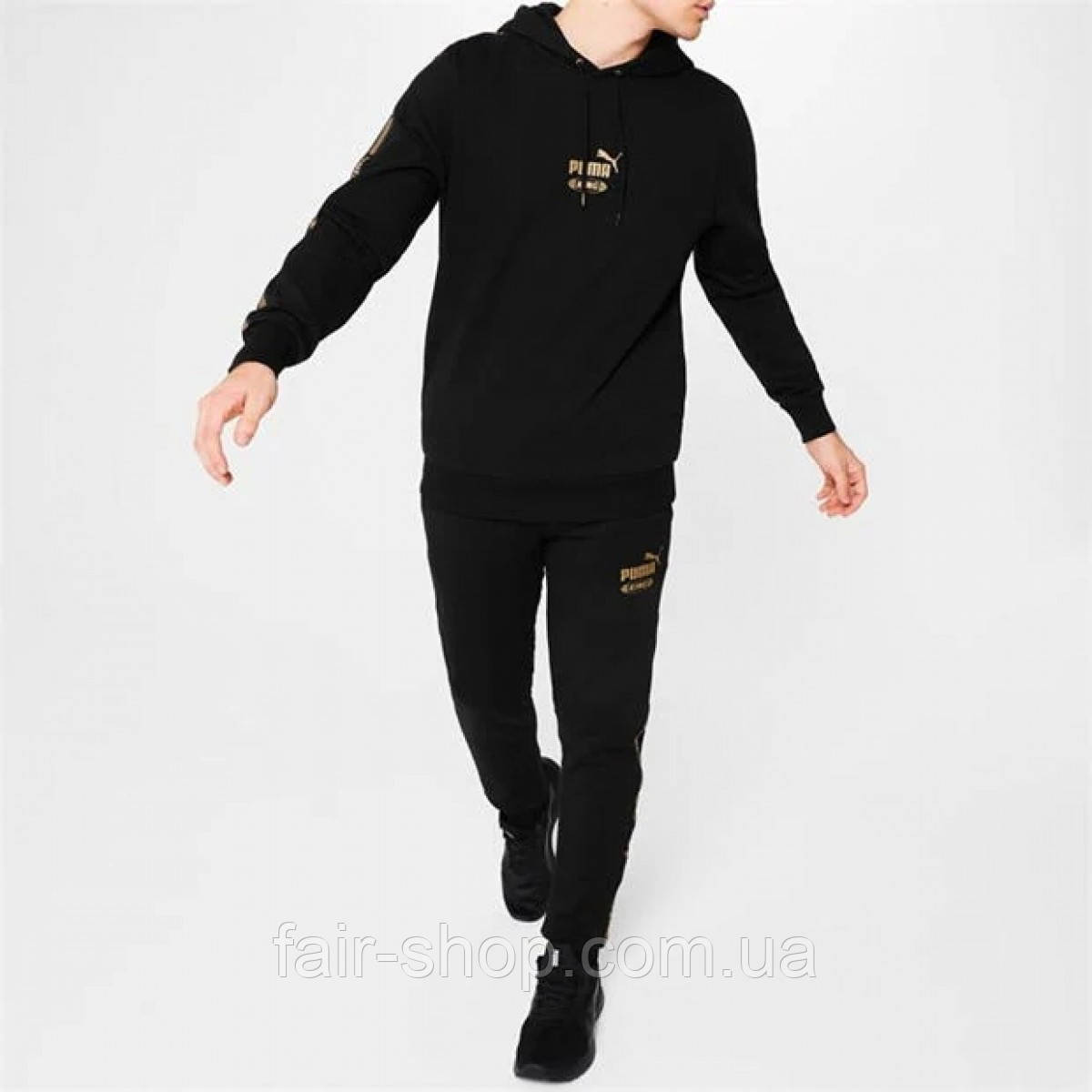 Puma king top black gold