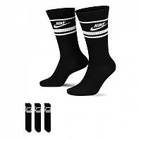 Носки Nike Sportswear Everyday Essential Crew (3 Pairs) Black/White Доставка від 14 днів - Оригинал