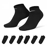 Носки Nike Everyday Lightweight Training No-Show (6 Pairs) Black/White Доставка від 14 днів - Оригинал