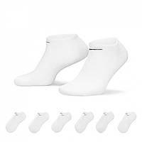 Носки Nike Everyday Cushioned Training No-Show (6 Pairs) White Доставка від 14 днів - Оригинал