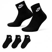 Носки Nike Everyday Essential Ankle (3 Pairs) Black/White Доставка від 14 днів - Оригинал