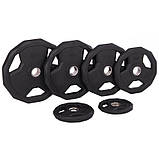 Диски (диски) поліуретанові з потрійним хватом d-51 мм SC-3858-10 (1 шт. х 10 кг), фото 5