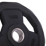 Диски (диски) поліуретанові з потрійним хватом d-51 мм SC-3858-10 (1 шт. х 10 кг), фото 3