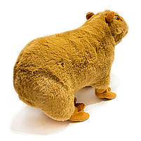 М`яка іграшка Капібара 2, Водосвинка, Карпінчо, Кепи, Калі юга, коричнева, плюш, Копиця, Україна, 32 см. (00173-8), фото 2