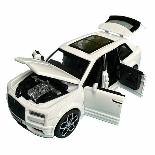 Машинка Rolls Royce Cullinan іграшка моделька металева колекційна 15 см Білий (60343)