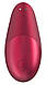 Вакуумний кліторальний стимулятор Womanizer Liberty Red, магнітна кришка, 2 насадки  18+, фото 6