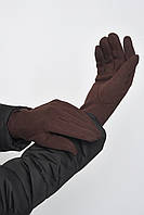 Рукавички жіночі на хутрі коричневого кольору розмір 8 165059P