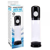 Вакуумний помпа для чоловіків Auto Vac Power Pump X1, Прозрачный
